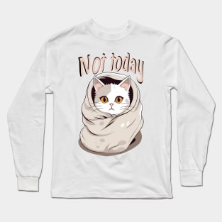 Kitty in a blanket Long Sleeve T-Shirt